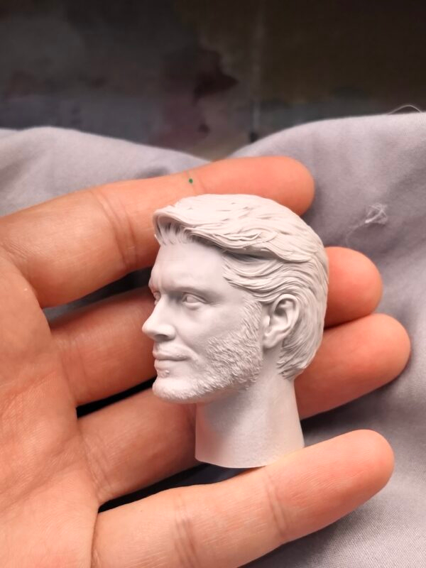 Soldier Boy Jensen Ackles - 1/6 Scale Unpainted Action Figure Head Sculpt