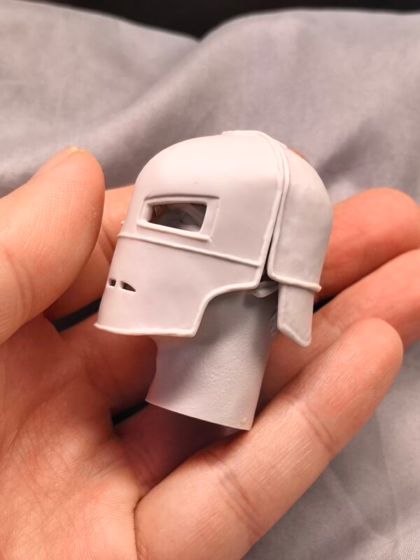 Tony Stark Ironman - 1/6 Scale Unpainted Action Figure Head Sculpt