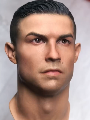 In Stock Cristiano Ronaldo 2026 - 1/6 Scale Custom Painted Action Figure Head Sculpt