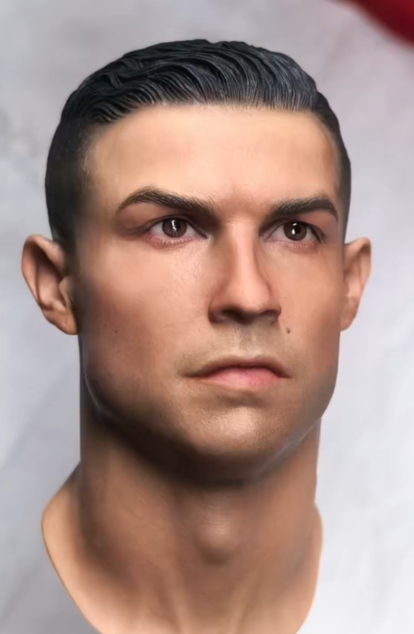 In Stock Cristiano Ronaldo 2026 - 1/6 Scale Custom Painted Action Figure Head Sculpt