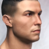 In Stock Cristiano Ronaldo 2026 - 1/6 Scale Custom Painted Action Figure Head Sculpt
