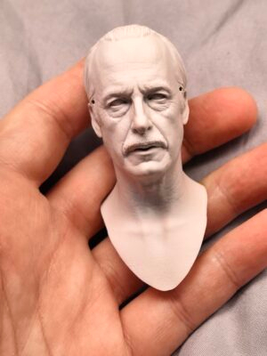 Saul Goodman - 1/6 Scale Unpainted Action Figure Head Sculpt