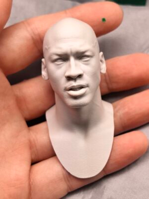 主图_01 Michael Jordan - 1/6 Scale Unpainted Action Figure Head Sculpt