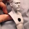 Tony Stark Ironman - 1/6 Scale Unpainted Action Figure Head Sculpt