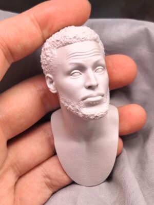 DM_20261014081904_001 NBA Stephen Curry - 1/6 Scale Unpainted Action Figure Head Sculpt