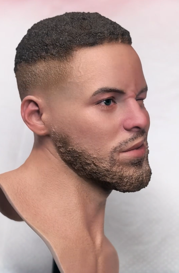 (1 In Stock) NBA Stephen Curry - 1/6 Scale Custom Painted Action Figure Head Sculpt