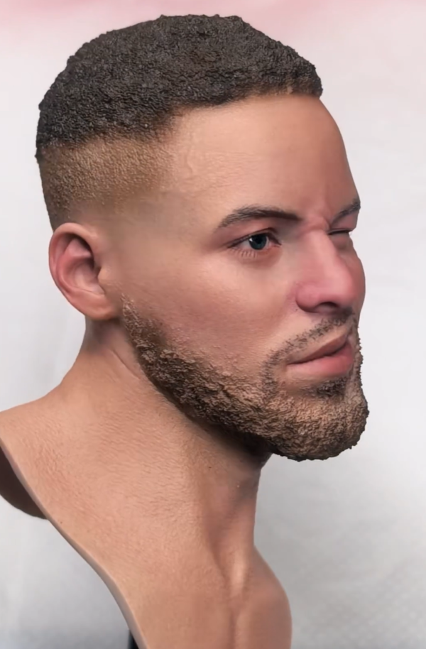 (1 In Stock) NBA Stephen Curry - 1/6 Scale Custom Painted Action Figure Head Sculpt