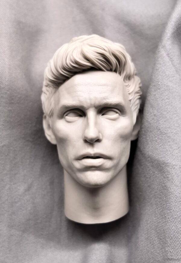 Eddie Redmayne - 1/6 Scale Unpainted Action Figure Head Sculpt