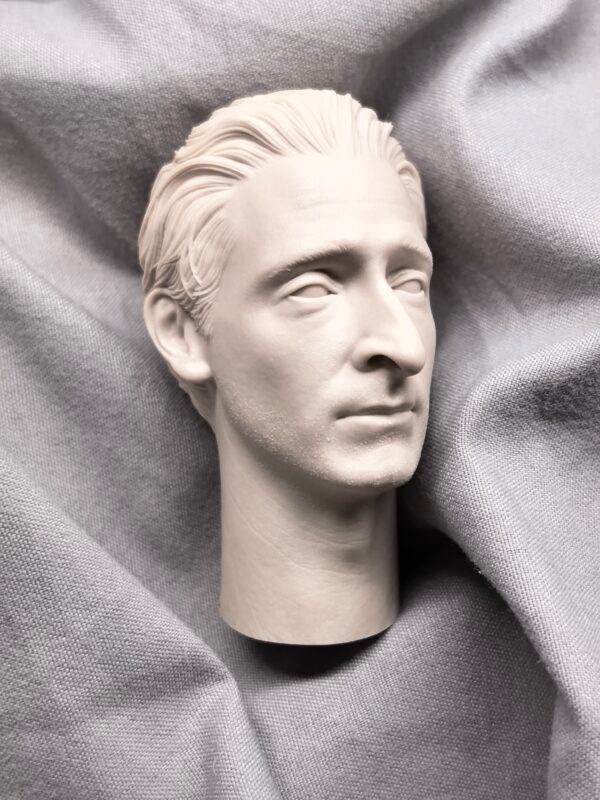 Adrien Brody - 1/6 Scale Unpainted Action Figure Head Sculpt