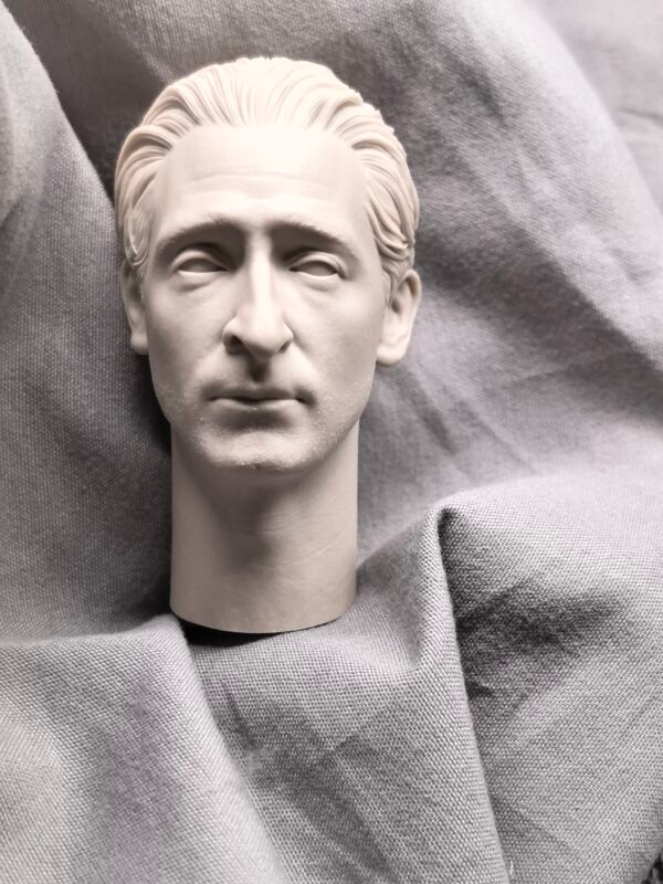 Adrien Brody - 1/6 Scale Unpainted Action Figure Head Sculpt